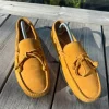Loafers i mocka - Sacoor - storlek 42