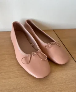 Mango leather ballerinas size 37