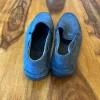 Marinblå mocka Loafers 43