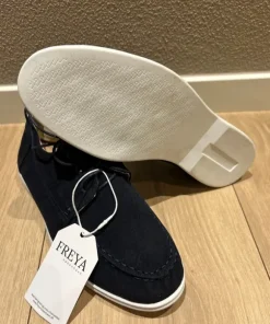 Mokkasiner Marine blå str 44