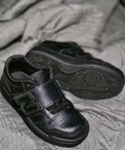 New Balance 480 dziecięce sneakersy czarne rzepy 28 skóra