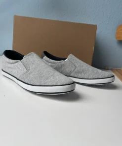Nowe Tenisówki Slip-on Pier One | Rozmiar 41 | Szary Melanż | Casual