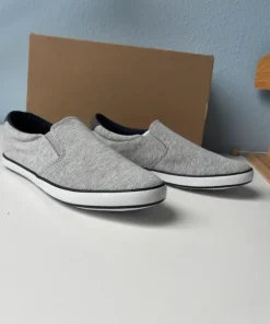 Nowe Tenisówki Slip-on Pier One | Rozmiar 41 | Szary Melanż | Casual