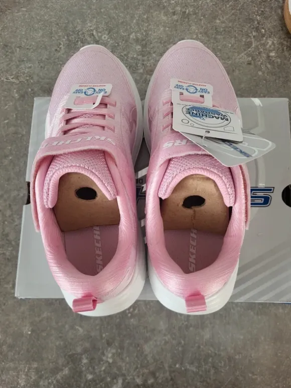 Nye lyserøde glimmer skechers