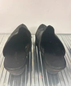 Our Legacy Mules, Leather, Black, Size 41