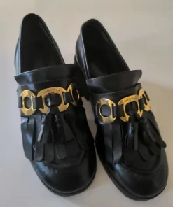 Piękne skórzane loafersy See by Chloé old money