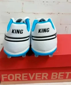 Puma KING MAtch fg/ag buty piłkarskie biało-niebieskie r. 38