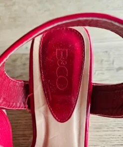 Røde kilehæls sandaler 40/41