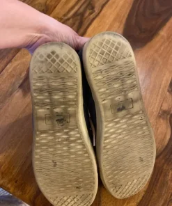 Seglarskor marin denim och Pu läder 43