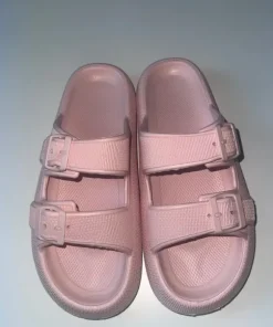 Slippers / Tøfler m/Spænde i lyserød str. 40-41