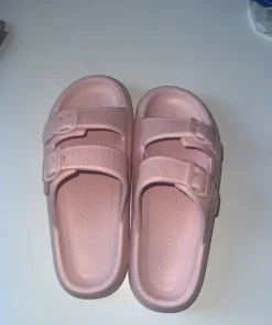 Slippers / Tøfler m/Spænde i lyserød str. 40-41