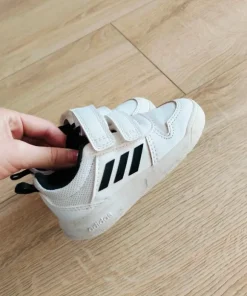 Sneakersy białe adidas rzepy dziecięce