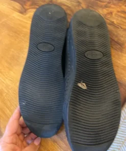 Svart läder loafers Dockers 43