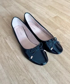 Svarta ballerinaskor