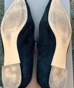 Svarta Mary Janes Pump/ballerina. Storlek 38, i mocka.