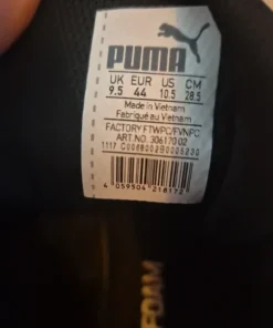 Svarta Puma skor