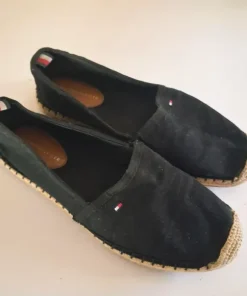 Tommy Hilfiger canvas espadrille sko str 37