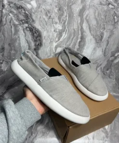 Toms Alpargata Szare r. 39 Lekkie Slip On 25.5 cm