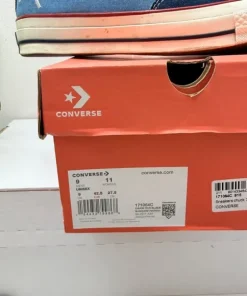 Trampki wysokie Converse Chuck Taylor męskie materiałowe niebieskie R.42,5