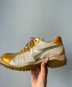 Ugly shoes leather sneakers
