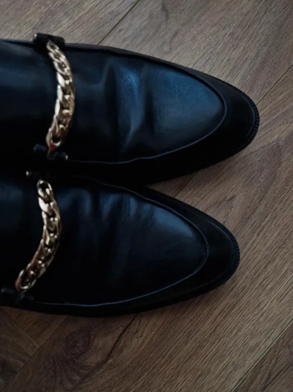 Vagabond - mokasyny skóra leather Frances chain loafers wiosna premium casual chic classy