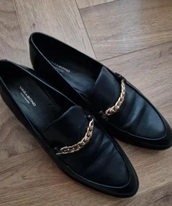 Vagabond - mokasyny skóra leather Frances chain loafers wiosna premium casual chic classy