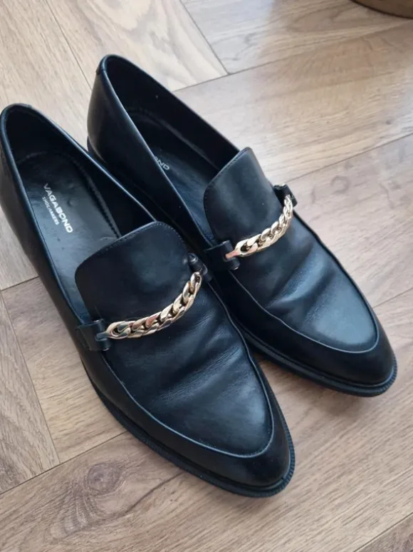 Vagabond - mokasyny skóra leather Frances chain loafers wiosna premium casual chic classy