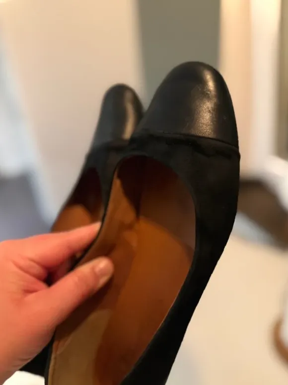 Vagabond ballerinas skinn