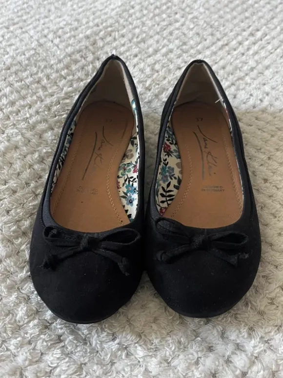 vintage suede leather ballet flats y2k 00s avant garde chic baleriny balerinki zamszowe czarne