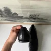 WERA minimalistiska loafers - svarta - 36