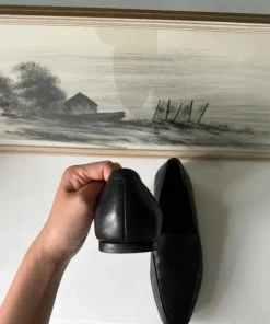 WERA minimalistiska loafers - svarta - 36