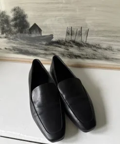 WERA minimalistiska loafers - svarta - 36