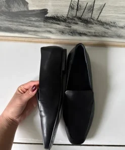 WERA minimalistiska loafers - svarta - 36