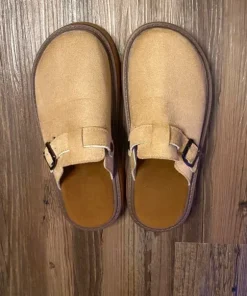 Women's Tan and Brown Clogs