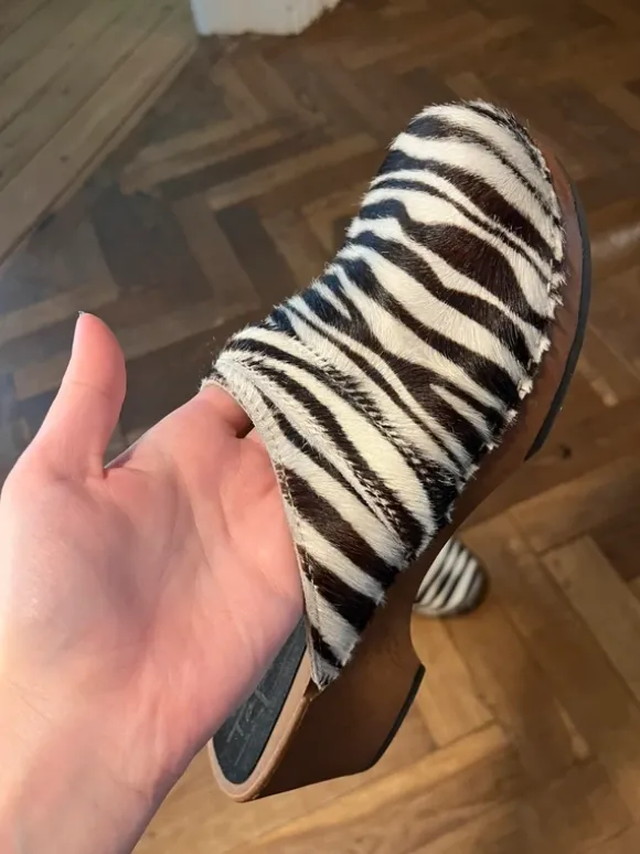 Zebra træsko