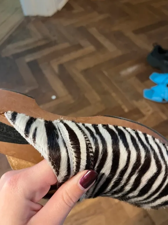 Zebra træsko