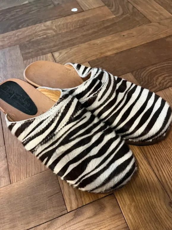 Zebra træsko