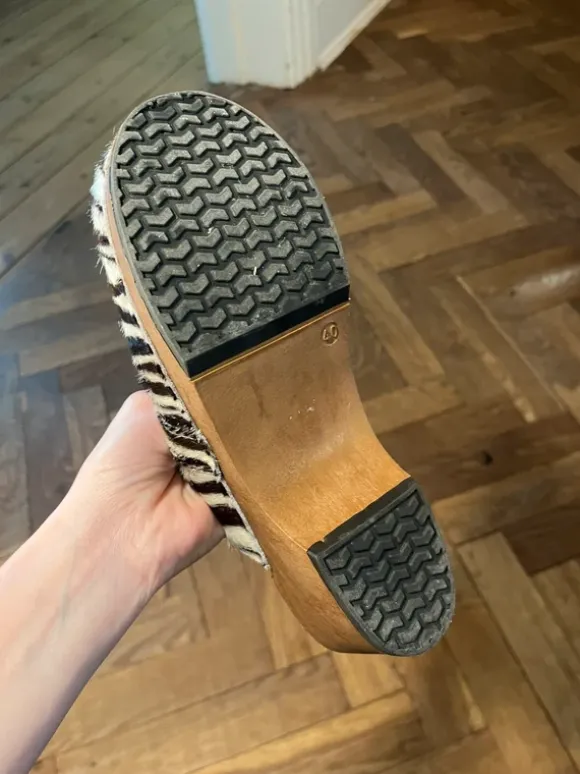 Zebra træsko