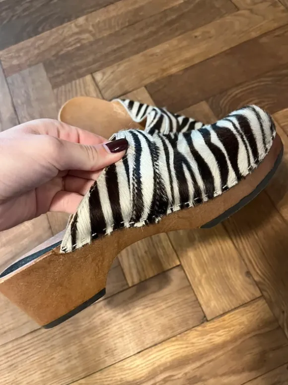 Zebra træsko